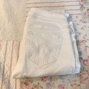 hollister white jeans